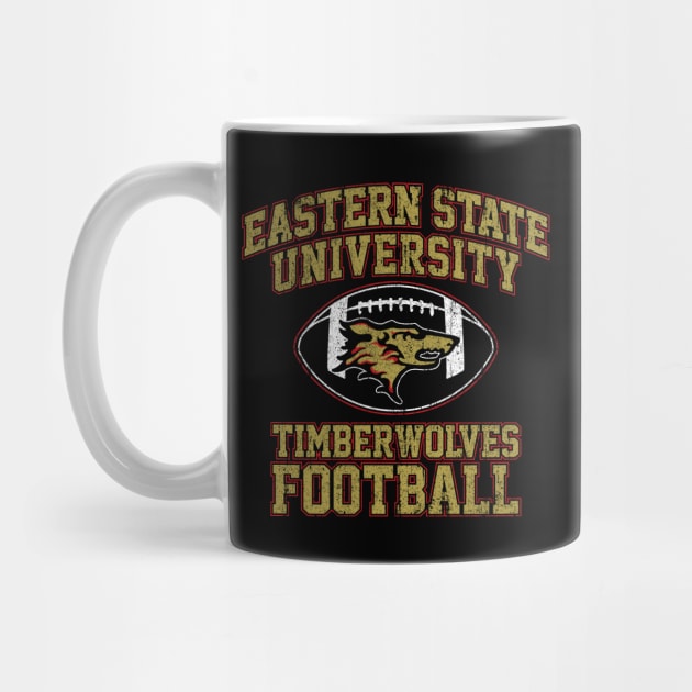 Eastern State University Timberwolves Football by huckblade